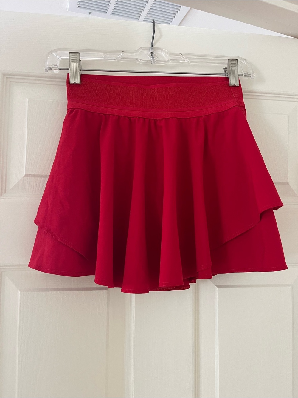 lululemon athletica Red Layered Circle Skirt